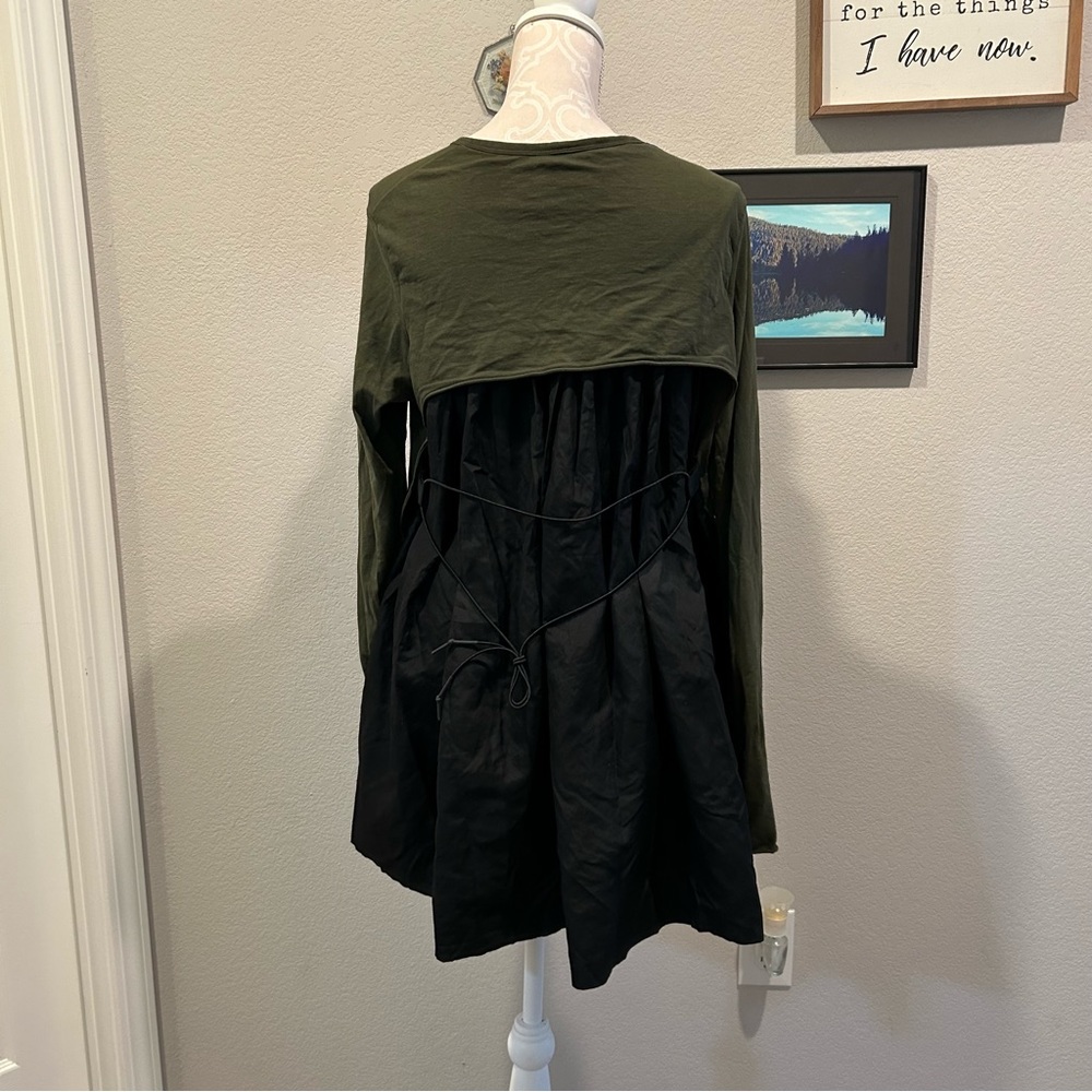 RUNDHOLZ DIP Green & Black Tunic Tied Back Military Utility Size Medium - Picture 7 of 16